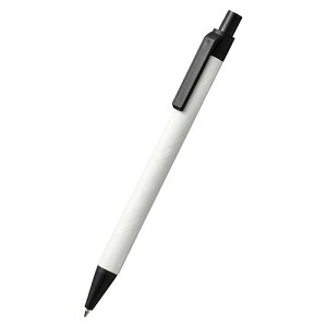 ECO紙ペン ホワイト 軸が再生紙とクラフト紙で作られたボールペン 22548604 文具 筆記 備品| 関連単語 カッター テープフ ァイル 封筒 はさみ ビジネス鉛筆 ペン 絵具 セット シャープペン 絵の