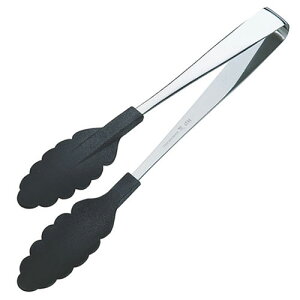 田辺金具 抗菌耐熱カラートング(中) 250mm ブラック TK-0019 調理 料理 キッチン | 関連単語 便利 時短 鍋 揚げ物 天ぷら 唐揚げ ケーキ クッキー 抜き型 製菓 焼き型 お菓子 焼型 トング ヘラ 茶こ