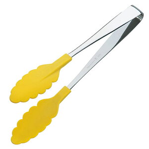 田辺金具 抗菌耐熱カラートング(中) 250mm イエロー TK-0033 調理 料理 キッチン | 関連単語 便利 時短 鍋 揚げ物 天ぷら 唐揚げ ケーキ クッキー 抜き型 製菓 焼き型 お菓子 焼型 トング ヘラ 茶こ