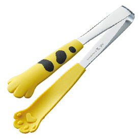 田辺金具 卓上トング きゃっちだにゃん 黄たま(イエロー) TK-1146 調理 料理 キッチン | 関連単語 抜き型 製菓 焼き型 お菓子 焼型 トング ヘラ 茶こし スライサー カップ ナイフ 網 こし 串蒸し 器 ネット 缶切り アイス コルク ピーラー 計量 千切り カッター