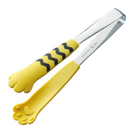 田辺金具 卓上トング きゃっちだにゃん 黄しま(イエロー) TK-1191 調理 料理 キッチン | 関連単語 抜き型 製菓 焼き型 お菓子 焼型 トング ヘラ 茶こし スライサー カップ ナイフ 網 こし 串蒸し 器 ネット 缶切り アイス コルク ピーラー 計量 千切り カッター
