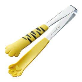 田辺金具 卓上トング きゃっちだにゃん 黄とら(イエロー) TK-1245 調理 料理 キッチン | 関連単語 抜き型 製菓 焼き型 お菓子 焼型 トング ヘラ 茶こし スライサー カップ ナイフ 網 こし 串蒸し 器 ネット 缶切り アイス コルク ピーラー 計量 千切り カッター