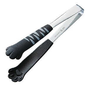 田辺金具 卓上トング きゃっちだにゃん 黒とら(ブラック) TK-1269 調理 料理 キッチン | 関連単語 アイディア ジューサー ミキサー 便利 時短 鍋 揚げ物 天ぷら 唐揚げ ケーキ クッキー 抜き型