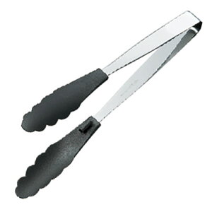 田辺金具 抗菌耐熱ストッパー付マルチトング270 ブラック TK-1429 調理 料理 キッチン | 関連単語 ナイフ 網 こし 串蒸し 器 ネット 缶切り アイス コルク ピーラー 計量 千切り カッター 着火 保