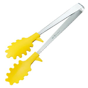 田辺金具 抗菌耐熱 麺トング イエロー TK-2372 調理 料理 キッチン | 関連単語 ネット 缶切り アイス コルク ピーラー 計量 千切り カッター 着火 保存 容器 ビン おろし 絞り タナース プーン お