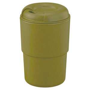カフェタンブラースタッキング(バンブーファイバー配合) 約370ml・約φ83×126mm カーキ 22556714 食器 コップ タンブラー ビヤー グラス スプーン フォーク 皿 どんぶり カップ ボトル 箸 マグ プレ