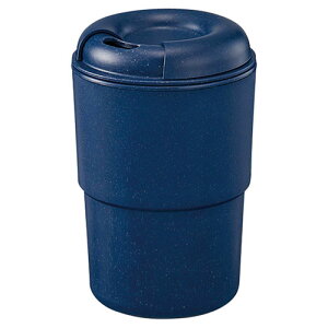 カフェタンブラースタッキング(バンブーファイバー配合) 約370ml・約φ83×126mm ネイビー 22556713 食器 コップ タンブラー ビヤー グラス スプーン フォーク 皿 どんぶり カップ ボトル 箸 マグ プ