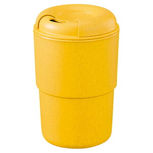 カフェタンブラースタッキング(バンブーファイバー配合) 約370ml・約φ83×126mm アンバー 22556712 食器 コップ タンブラー ビヤー グラス スプーン フォーク 皿 どんぶり カップ ボトル 箸 マグ プ