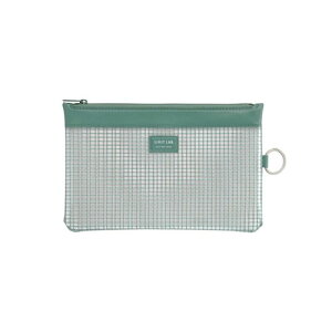 LIHIT LAB. ハーフウェイ メッシュ B6サイズのクリアケース コピー用紙約150枚程度を収納 オリーブ F244-OL 家具 収納 ラック | 関連単語 本棚 チェスト 衣装ケース ワゴン シューズラック カラーボ