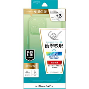 LEPLUS NEXT iPhone 16 Pro ϏEϏՌnCubhP[X UTILO Hybrid ݌v NA LN-IP24CTHZCL PC p\R X}z ^ubg | ֘AP ssd fBXN hdd [^[ A_v^ tbV LAN  L