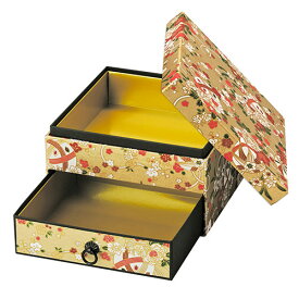 ヤマコー てまひま工房 華友禅 玉手箱 友禅柄の華やかな小物入れ 金 yamaco78817 スポーツ アウトドア　野外 屋外 BBQ | 関連単語 ラック 収納 ボックス ケース バッグ スリム アイデア 便利 グッズ クリスマス イベント 発表会 コスプレ 運動会 子供 ケース