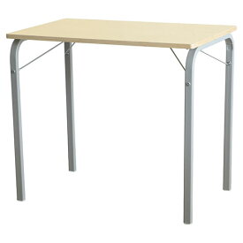 COLLEND 折りたたみスクエアテーブルHigh グレー 時代に左右されないデザインのシンプルなテーブル IFST-H-GY