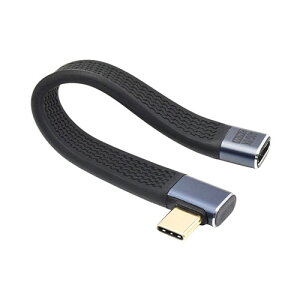 {gXgeNmW[ TYPE-Cϊ V[gP[u pL^FLAT ő40Gbps]E240W}[d TCTCSC-LR-FLATEX