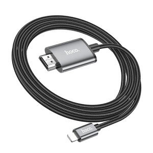 hoco. UA27 HDMI ϊP[u for iOS iPhone/iPadp ő1920×1080Po͑Ή P[u2.0m UA27-LH-BK