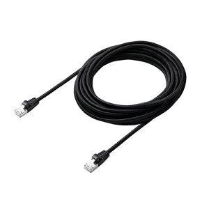 �G���R�� Cat7 LAN�P�[�u��(���ϋv) �������ʐM�ɍœK��10�M�K�r�b�g�C�[�T�l�b�g(10GBASE-T) 5m �u���b�N LD-TWSM/BK50
