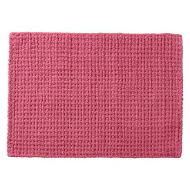 山崎産業 SUSU抗菌ふわふわ雲ごこちバスマット ローズピンク 35×50cm MMT05783