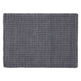 山崎産業 SUSU抗菌ふわふわ雲ごこちバスマット ニュートラルグレー 35×50cm MMT05806