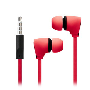 PGA 3.5mmステレオプラグ ステレオイヤホン カナルタイプ レッド PG-SECE2RD1 音楽 再生機器 | 関連単語 ポータブルプレイヤー USB対応 SDカード再生 ラジオ機能付き 液晶ディスプレイ 音質調整 メ