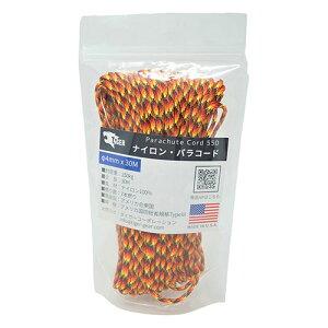 リッチボンド TIGER(タイガー) S-600 パラコード オレンジカモ 30Mx4mm TIGER41021 台車 カート カゴ キャリー リフト バケット ハンド バッグ | 関連単語 ハンドトラック 軽量アルミ 折りたたみ式 工