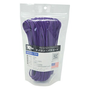 リッチボンド TIGER(タイガー) S-901 パラコード パープル 30Mx4mm TIGER41069 台車 カート カゴ キャリー リフト バケット ハンド バッグ | 関連単語 ハンドトラック 軽量アルミ 折りたたみ式 工具運