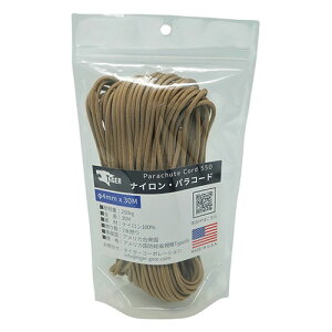 リッチボンド TIGER(タイガー) S-820 パラコード タン 30Mx4mm TIGER00247 台車 カート カゴ キャリー リフト バケット ハンド バッグ | 関連単語 ハンドトラック 軽量アルミ 折りたたみ式 工具運搬 搬