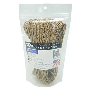 リッチボンド TIGER(タイガー) S-0501 パラコード デザート 30Mx4mm TIGER00452 台車 カート カゴ キャリー リフト バケット ハンド バッグ | 関連単語 ハンドトラック 軽量アルミ 折りたたみ式 工具運