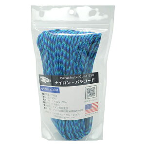 リッチボンド TIGER(タイガー) S-8711 パラコード ブルーハワイ 30Mx4mm TIGER01589 台車 カート カゴ キャリー リフト バケット ハンド バッグ | 関連単語 ハンドトラック 軽量アルミ 折りたたみ式 工