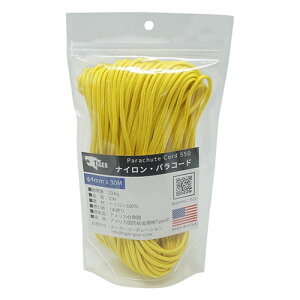 リッチボンド TIGER(タイガー) S-2240 パラコード イエロー 30M×4mm TIGER02852 台車 カート カゴ キャリー リフト バケット ハンド バッグ | 関連単語 ハンドトラック 軽量アルミ 折りたたみ式 工具運