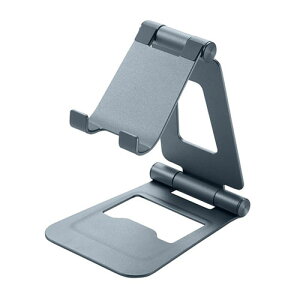 サンワサプライ タブレットスタンド 2関節 グレー PDA-STN82GY PC パソコン スマホ タブレット | 関連単語 ssd ディスク hdd ルーター アダプタ フラッシュ LAN 無線 有線 ケーブル メディア プレーヤ