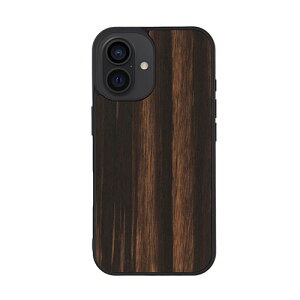 Man & Wood 天然木ケース for iPhone 17 Ebony I28097i17 PC パソコン スマホ タブレット | 関連単語 USB ストレージ フラッシュメモリー コンパクト モニター アーム 液晶 保護 マウス ssd ディスク hdd ルー