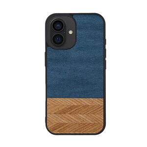 Man & Wood 天然木ケース for iPhone 17 Denim I28100i17 PC パソコン スマホ タブレット | 関連単語 USB ストレージ フラッシュメモリー コンパクト モニター アーム 液晶 保護 マウス ssd ディスク hdd ルー