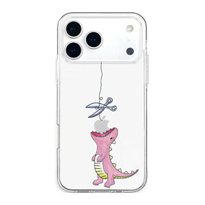 AKAN ソフトクリアケース for iPhone 17 Pro Max はらぺこザウルス ピンク AK27747i17PM PC パソコン スマホ タブレット | 関連単語 iPhone パーツ iPad 周辺機器 メモリ Android ドライブ USB ストレージ フラッ