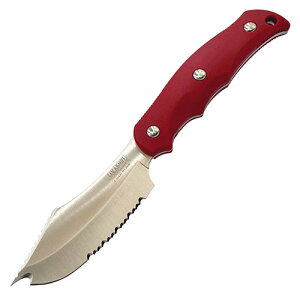 TAPP サカナイフ SAKAKNIFE H-1鋼 誰でも簡単に魚をさばける魔法の包丁 レッド SAKAKNIFE-RED 調理 料理 キッチン | 関連単語 ネット 缶切り アイス コルク ピーラー 計量 千切り カッター 着火 保存 容