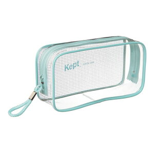 【2個セット】 レイメイ藤井 Kept クリアペンポーチ グレイッシュグリーン KPF9021GMX2