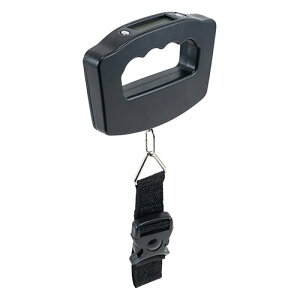 MCO ラゲッジスケール グリップタイプ 最大50kgまで計量可能 握りやすい バックライト MBL-06BK