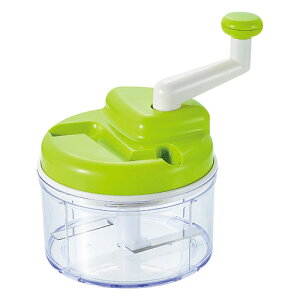【5個セット】 ベジカッター手動式回転みじん切り器 ハンドルを回すだけでラクに野菜のみじん切り HVC-200X5