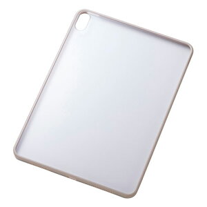 �G���R�� 11�C���`iPad Air(M3/M2) �N���A�P�[�X �y�� �J���[�G�b�W �w�ʃN���A �O���[�W�� TB-A25MTSLOGB