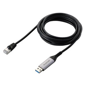 �G���R�� USB-A LAN�ϊ��P�[�u��(1Gbps) �u���b�N LD-AL1G30BK