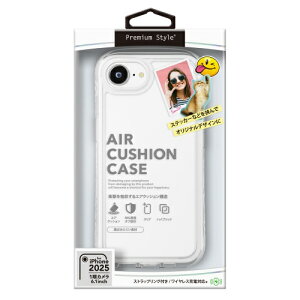 PGA iPhone 16e�p �G�A�N�b�V�����P�[�X 360�x�G�A�N�b�V�����\����iPhone�{�̂��Ռ������� �X�m�[ PG-25KAR04CL