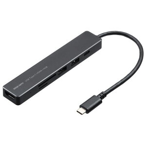 �T�����T�v���C HDMI�|�[�g�t USB Type-C�h�b�L���O�n�u USB-5TCHC26BK