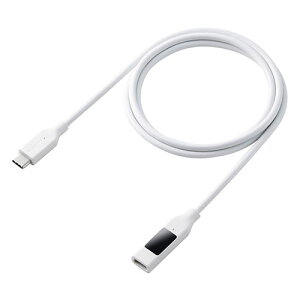 �G���R�� �d�̓f�B�X�v���C�t�������P�[�u�� USB-C - USB-C/240W �z���C�g MPA-CCWE10WH PC �p�\�R�� �X�}�z �^�u���b�g | �֘A�P�� ���j�^�[ �A�[�� �t�� �ی� �}�E�X ssd �f�B�X�N hdd ���[�^�[ �A�_�v