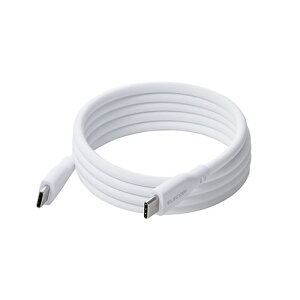 �G���R�� �܂Ƃ܂�}�O�l�b�g�P�[�u��(USB Type-C - USB Type-C/�Ȃ߂炩) 1m �z���C�g MPA-CCTMGS10WH �l�C �������� PC �p�\�R�� �X�}�z �^�u���b�g | �֘A�P�� iPhone �p�[�c iPad ���Ӌ@�� ������ Android �h