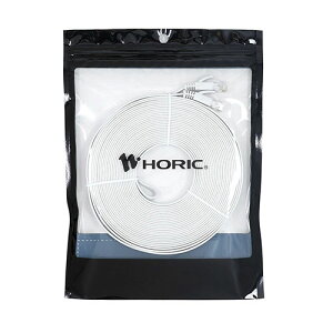 HORIC LAN�P�[�u�� UTP �J�e�S���[6A CAT6A�Ή��̔��^�̃t���b�g�^�C�v 15m �z���C�g LC150-131FW �l�C �������� PC �p�\�R�� �X�}�z �^�u���b�g | �֘A�P�� �n�u �L�[�{�[�h �e���L�[ �@�� �l�b�g �X�}