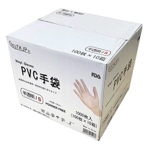TKJP PVC��� �g���̂Ď�� �R�� �E�C���X�΍� �r�j�[����� ��� �v���X�`�b�N�O���[�u S�T�C�Y 1000�� PVC-S-1000