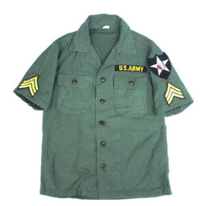 ミリタリージョンレノンModel米軍OG-107ファティーグシャツ半袖14-1/2サイズ(S)【レプリカ】