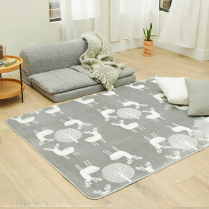 ホットカーペット カバー 電気カーペット対応 北欧ラグ マット-モリス 1.5畳 185x130cm カバーのみ ラグ ラグマット シャギー 無地 エルク フランネル 保温シート付き 洗える 一年中 床暖房対応