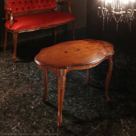 イタリア 家具 ヨーロピアン ヴェローナクラシック 猫脚コーヒーテーブル W78cm 猫脚 リビング ヨーロッパ家具 クラシック 輸入家具 アンティーク風 イタリア製 ブラウン おしゃれ 高級感 エレガント 木製 天然木 リモート テレワーク 在宅