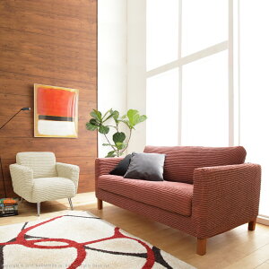 ソファーカバー ストレッチ 肘付き イタリア製ストレッチフィットソファカバー 〔デザート〕 アーム付き・一体型 2人掛け用 ストレッチフィットカバー 伸びる 高級感