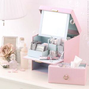 コスメボックス メイク 収納 〔コフレ〕 メイクボックス バニティケース バニティボックス 化粧品 コンパクト ドレッサー メイクBOX コスメケース 化粧ボックス 化粧入れ 化粧箱 おしゃれ か