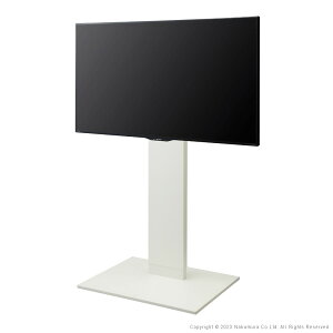 WALLインテリアテレビスタンド V2 CASTER ハイタイプ 32〜60v対応 テレビ台 テレビスタンド TVスタンド キャスター付き フラットベース 自立型 背面収納 コード隠し モダン おしゃれ スタイリッシ